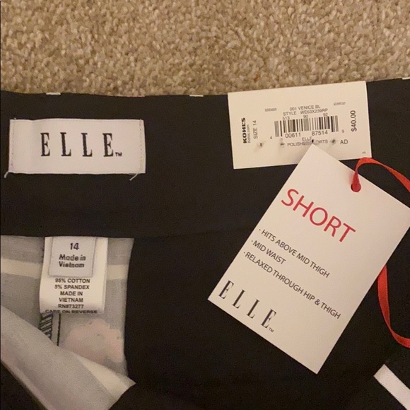 Elle size 14 flower shorts - Picture 2 of 4